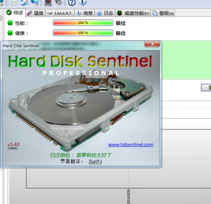 硬盘哨兵Hard Disk Sentinel 5.60 绿色中文版