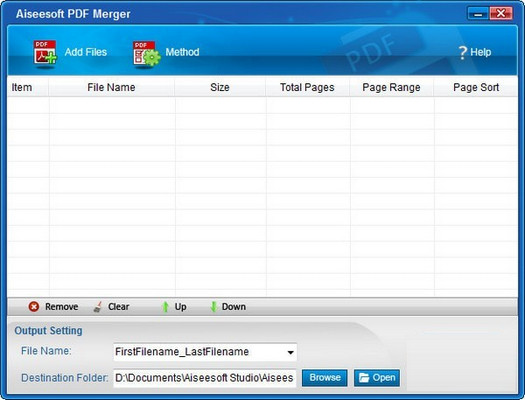 Aiseesoft PDF Merger（PDF合并工具） 3.0.60 免费版