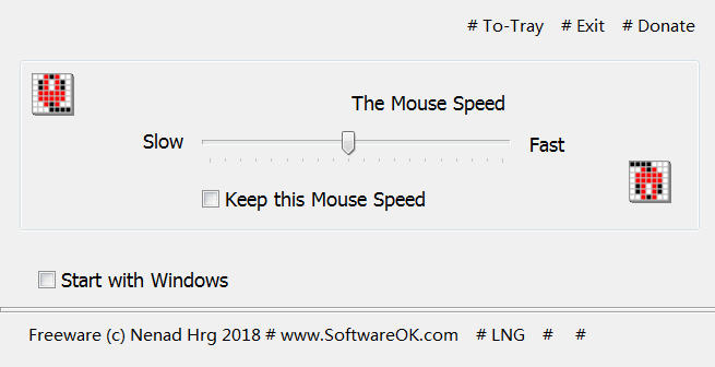 KeepMouseSpeedOK固定鼠标位置软件 1.22 破解