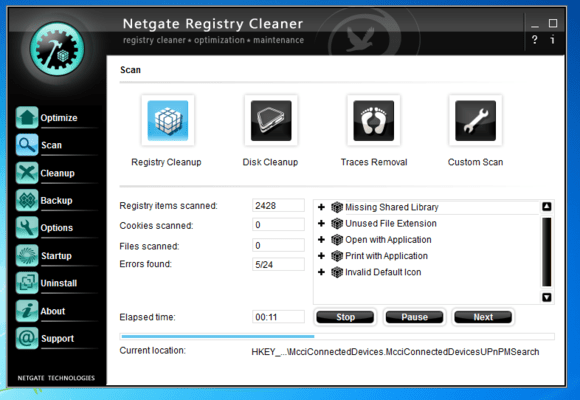 NETGATE Registry Cleaner