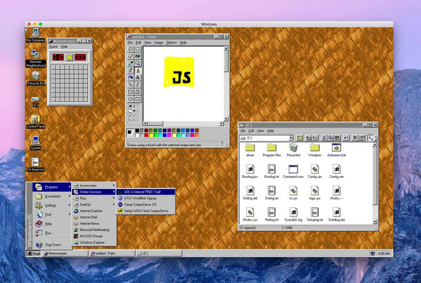 Windows95 for mac