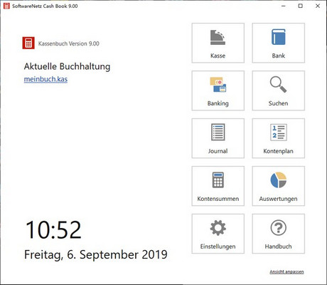 SoftwareNetz Cash Book