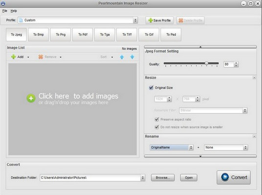 PearlMountain Image Resizer 1.1.4 官方版