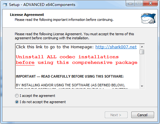 Advanced X64components