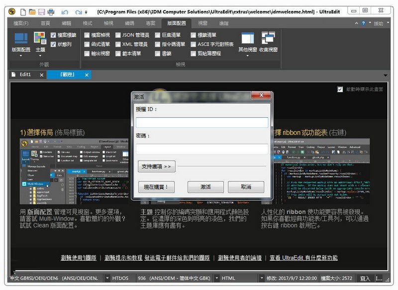 UltraEdit 32位绿色版 28.10.0.18 中文版