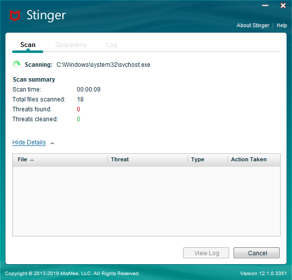 McAfee Stinger Raptor 12.2.0.27 官方版