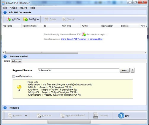 Boxoft pdf Renamer无限制版 3.1 最新版