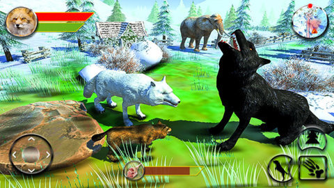 狼模拟器3D游戏