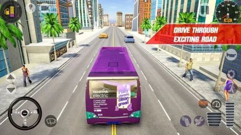 新城市巴士教练模拟器游戏