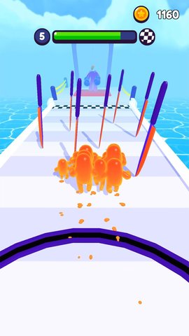 水滴碰撞3D游戏
