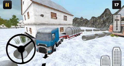 冬天农场卡车3d游戏