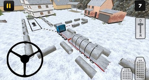 冬天农场卡车3d游戏