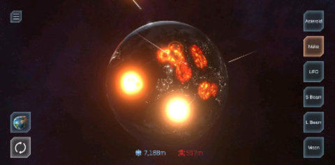 星球爆炸模拟器游戏