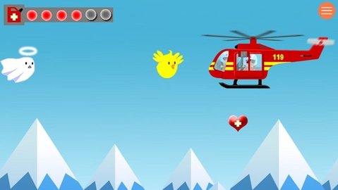 宝宝开消防直升机模拟游戏