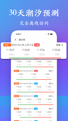 潮汐表App