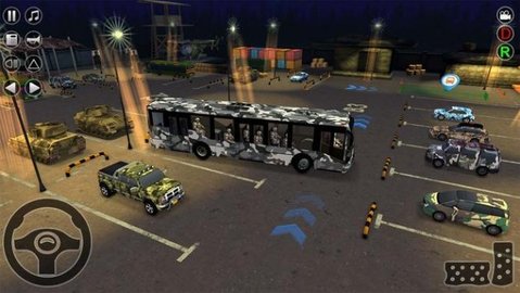 陆军巴士运输车游戏