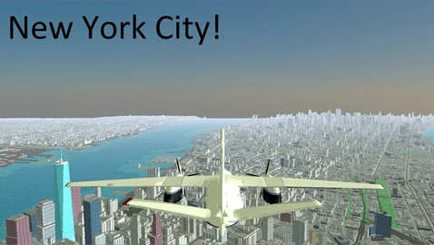 谷歌3D地球飞行模拟器