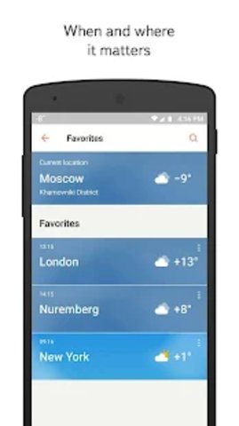 Yandex天气