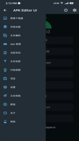 APK Editor UI（APK编辑器）