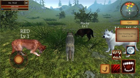 狼模拟进化游戏