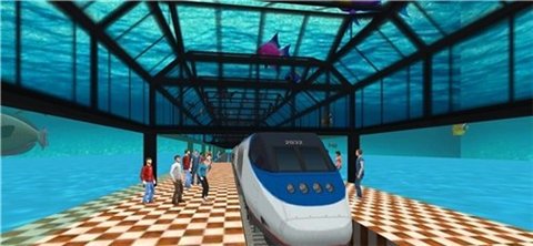 水下列车模拟驾驶游戏