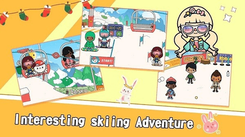 米加小镇滑雪场游戏