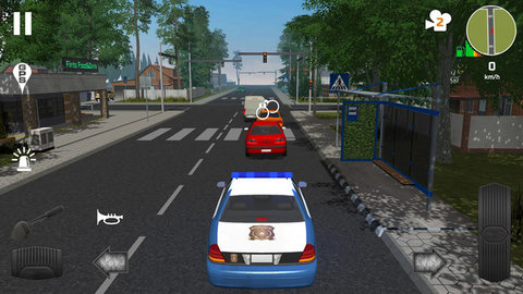 警车模拟3d游戏
