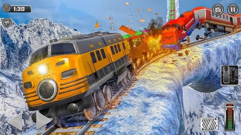 雪地火车模拟器游戏