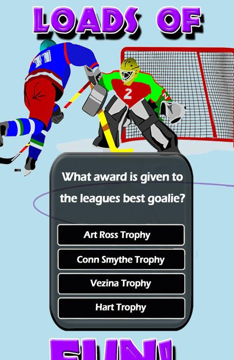 Trivia NHL Hockey游戏