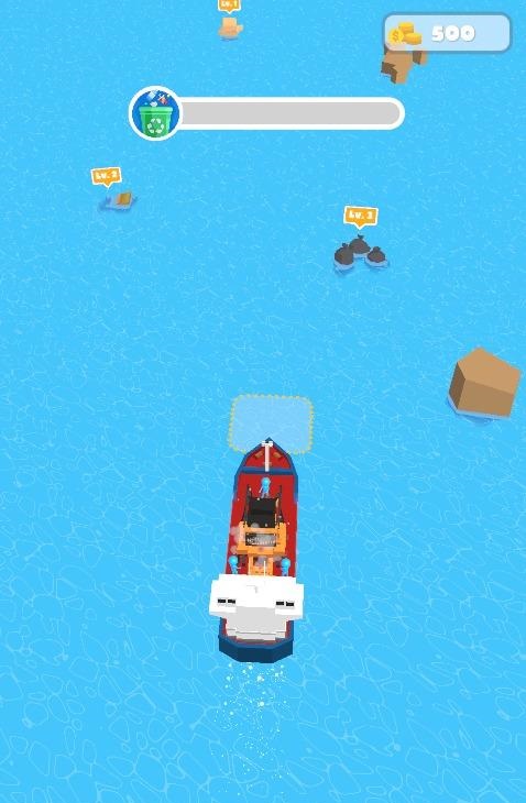 海上清洁船3D游戏