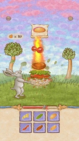 兔子和汉堡游戏
