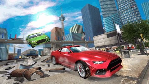 城市自由驾驶模拟器游戏