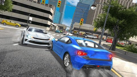 城市自由驾驶模拟器游戏