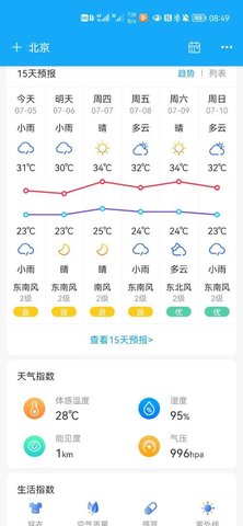 本地实况天气App