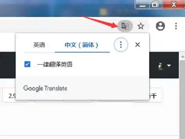 Google Chrome 翻译插件