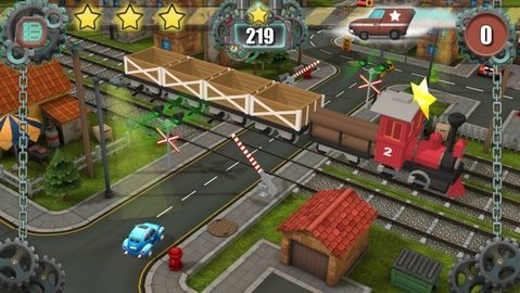 铁路公路交叉道口游戏