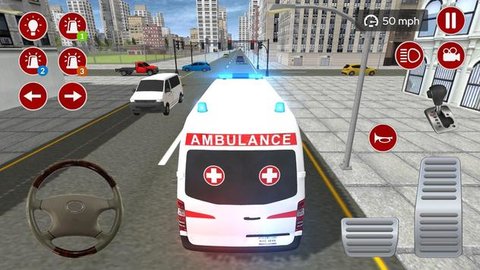美国救护车驾驶游戏