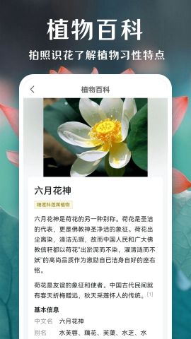 一键拍照识花APP