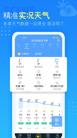 七彩天气预报App