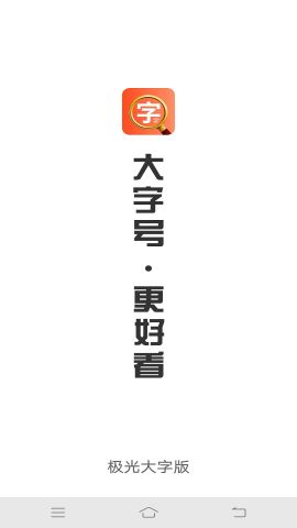 闪电极光大字版软件