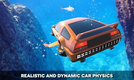 浮动水下汽车模拟器游戏