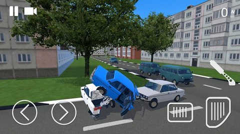 俄罗斯汽车碰撞模拟器游戏