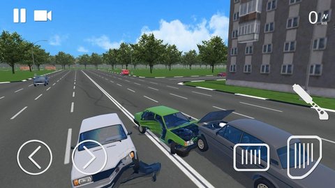 俄罗斯汽车碰撞模拟器游戏
