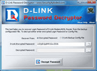 D-Link路由器密码恢复软件(D-Link Password Decryptor) 1.5.0 绿色版