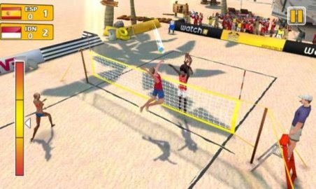 沙滩排球3D游戏