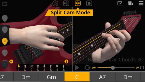 基本吉他和弦3D游戏