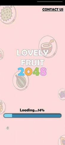 可爱的果汁2048游戏