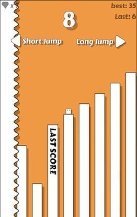 白块跳跃游戏