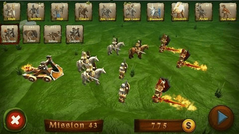 战争模拟器骑士与龙游戏