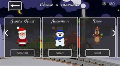 新年的圣诞老人火车游戏